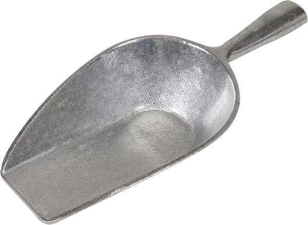 Scoop, Flat Nose, Aluminum