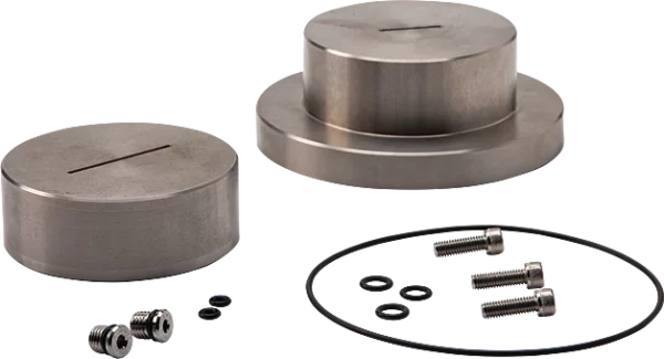 Triaxial Cap and Base Set, Stainless Steel