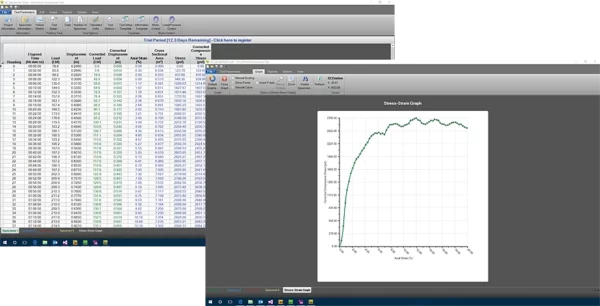 Triaxial Unconfined Compression Module for Humboldt NEXT Software